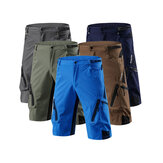 Dehnbare Herren-Cargo-Shorts mit Reißverschluss OUTTO 1202, Sommerpassform, schnell trocknend, Mehrfachtaschen, ideal zum Radfahren und Angeln.