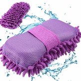 車のホットなマイクロファイバーのシーナリーな掃除用スポンジや柔らかいタオルのクロス洗車手袋