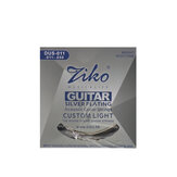 ZIKO DCZ 010 011 012アコースティックギターストリングスブラス炭素鋼六角合金ギターアクセサリーパーツ
