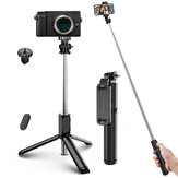 Perche à selfie Bluetooth ELEGIANT EGS-04 Mini trépied Monopode Conception intégrée Léger Sans fil avec télécommande pour caméra Gopro DSLR Téléphone mobile