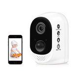 Hiseeu Wiederaufladbare Batterie WLAN-IP-Kamera mit Wireless-Funktion 1080P PIR Alarm CCTV Home Security Cam