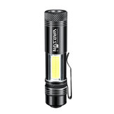 Lanterna EDC WARSUN Zoom-8 14500 AA Mini LED Tocha IPX6 Todos Os Dias Leve Chaveiro Luz