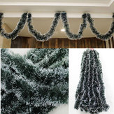 クリスマス2Mダークグリーンリボン装飾クリスマスツリー装飾装飾ホリデーパーティー用品