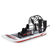 GARTT 2.4G Barco RC de alta velocidad en pantano de aire de 55km/h, Modelo de vehículo acuático para la nieve y la playa