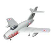 MiG-15bis 1100mm Wingspan EPO 70mm Ducted Fan EDF Jet Warbird RC Airplane KIT