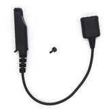 Адаптерный кабель Baofeng UV-9R Plus UV-XR, водонепроницаемый под 2-контактный разъем, подходит для наушников-гарнитуры и микрофона Walkie Talkie UV-5R/UV-82/UV-S9.