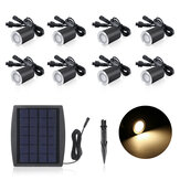 Unterirdische wasserdichte Solar-Gartenlampe 0,2W 3,2V 6/8PCS Solar-Deckleuchten Sensor Lichter für den Gartenpfad LED Bodenlicht