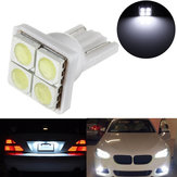 T10 White 4SMD 5050 LED Intrument Panel License Plate Lamp ضوء