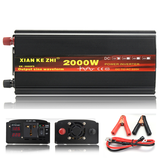 2000W/3000W/4000W Power Inverter Pure Sine Wave Transformer 12V/24V to 220V Auto