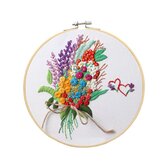 DIY Cross Stitch Set Pattern Embroidery Starting Kit Craft Threads Tools Adult DIY Handmade Art Craft For Home Decoration