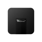 Tanix TX3 Mini + Amlogic S905W2 DDR3 4GB RAM eMMC 32GB ROM 5G WiFi Android 11 Akıllı TV Kutusu AV1 H.265 4K@30fps Video Çözücü OTT Kutusu