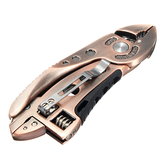 Juego de herramientas multitool DANIU bronceado con llave inglesa ajustable, destornillador y alicates