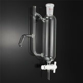 Receptor separador de aceite y agua de vidrio 24/40 para destilación de aceites esenciales en laboratorio