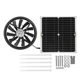 100W Monocrystalline Solar Panel Exhaust Fan Pet House Toilet Car RV Cooling Exhaust Fan