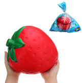 Morango enorme Squishy Jumbo 25 * 20 CM Fruit Slow Rising Soft Gigante Toy Presente Coleção Com Packag