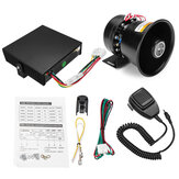 12V 400W 9 ses 150dB Yüksek Sesli Araç Uyarı Alarmı Polis İtfaiye Siren Korna Hoparlör Sistemi