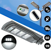 60W 120 LED Solar Bewegungsmelder Wandstraßenleuchte für den Außenbereich