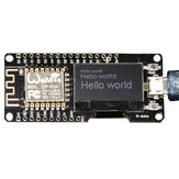 Nodemcu Wifi és NodeMCU ESP8266 + 0,96 hüvelykes OLED modul fejlesztői lap Geekcreit az Arduinohoz - termékek, amelyek hivatalos Arduino lapokkal működnek