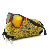 KDEAM KD156 UV400 Óculos de sol polarizados esportivos para atividades ao ar livre com lentes coloridas para dirigir e pedalar