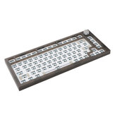 لوحة مفاتيح ميكانيكية مخصصة من المرة القادمة 75 تحتوي على منفذ Type-C سلكي وعلى 82 مفتاحًا وإمكانية برمجتها وتحويل المفاتيح بتقنية Hot-Swappable وتتميز بإضاءة خلفية RGB. بالإضافة إلى لوحة تثبيت PCB وحافظة مع زر دائري مخصص لمفاتيح Cherry Gateron Kailh بتصميم يدعم المفاتيح الميكانيكية التي تعمل بتقنية الدوران