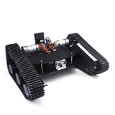 Kit de chassi de tanque com rastos DIY Crawler Controle Remoto Robot Car with DC Motor