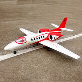 Original 
            Dynam Cessna 550 Turbo Jet Red Twin 4S 64mm EDF V2 1180mm Wingspan EPO RC Airplane PNP With Flaps