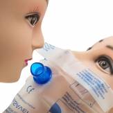 CPR Resuscitation Mund zu Mund Atemschutzmaske Gesichtsschutz Maske mit einem Wegeventil
