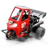 Banggood S100 1/16 2.4G 2WD RC Dreirad-Motorrad LED Lichtspray-Stunt-Fahrzeuge Auto Vollproportionale Hochgeschwindigkeitsdifferenzial-Modelle RTR Spielzeug