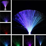 Veilleuse romantique clignotante en fibre optique LED multicolore pour la décoration de la maison