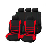 أغطية مقاعد السيارات العالمية عالية الجودة ، 9 قطع / مجموعة ، وسادة غطاء وسادة الرأس الواقي الأمامي والخلفي لحماية المقاعد بالكامل وقابلة للغسل