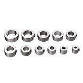 12pcs 3-16mm Lock Collar 304 roestvrij staal Limiting Stopper Spiraalboor Bit Limited Ring Collar