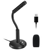 ELEGIANT EGM-01 USB Stand Microfoon Mini Condensator Microfoon met Schakelaar voor Mac Windows 7 8 10 en PC