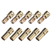 5 Pairs 3.5/6.0/8.0mm Bullet Connector Banana Plug Spare Part for RC Battery Motor