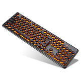 K70 104Keys RGB LED Retroilluminazione Punk Keycap Gaming Keyboard USB Cablata rotonda Keycap