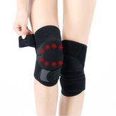 KALOAD 1Pair Tourmaline Self-Heating Knee Pad Far Infrared Magnetic Therapy Spontaneous Heating Pad Fitness Protective Gear
