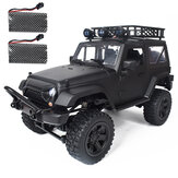 JY66 1/14 2,4 GHz 4WD RC Autó Jeep terepjáróval és LED Világítással Hegyimenőségű Teherautó RTR Modell Két Akkumulátorral
