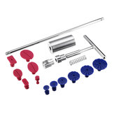 13Pcs 2 In 1 Dent Puller Lifter Hammer Hail Removal T Bar Tools Kit Kit Σετ επισκευής