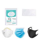 BIKIGHT 300 piezas de almohadillas desechables para mascarilla Filtro PM2.5 Almohadilla de protección Cómoda y transpirable Filtro de mascarilla para la cara