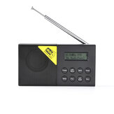 BP-PC3 DAB Radyo Taşınabilir FM Alıcı blutooth 5.0 LCD Ekran Şarj Edilebilir Yayıncılık Radyo Teleskopik Anten