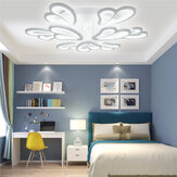 Lámpara de techo moderna con 9 cabezas AC 110-220V + control remoto, luz para sala de estar, habitación y estudio