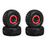4pcs 2.2 Inch Rim Rubber Tyre Tire RC Car Wheel For 1/10 Crawler Axial 