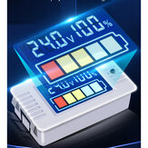 Peacefair PZEM-023 0-100v Voltage Tester Colored LCD Digital Battery Voltmeter Panel Meter