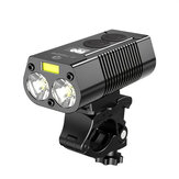 X-TIGER USB wiederaufladbare Fahrradlampe, super heller 1800 Lumen Weitwinkel-Fahrradleuchten, einfach zu installierende Fahrrad-Frontleuchten, Fahrradscheinwerfer-Sicherheits-Taschenlampe.