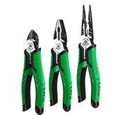 1PCS LAOA 7inch Multifunction Diagonal Pliers Wire Cutter Long Nose Pliers Side Cutter Cable Shears Electrician Professional Tools