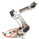 6DOF Mechanical Arm 6 Axis Rotating Manipulator Robot Arm Clamp Kit with Servo for