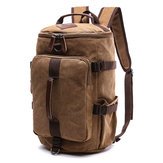 Outdoor Travel Bag Canvas Backpack Casual Rucksack for Men