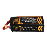 ZOP Power 18.5V 8000mAh 35C 5S Литий-полимерный аккумулятор T Deans XT60 Plug для RC Car