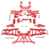 Upgraded Metal C Hub Seat Steering Cup Suspension Arm F/R Shock Tower Set for Slash 2WD RC Car Vehicles Parts