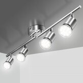 Elfeland 4 Way LED مصابيح سقف ملائمة GU10 لمبة إضاءة ساقطة للحمام