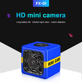 Bakeey FX01 1080P HD Kamera Otomatik IR Gece Görüş Küçük Kamera Action Body Mikro Video Kamera Dijital DVR Kamera Desteği Gizli SD Kart